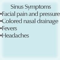 Sinus symptoms